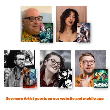 Sunday Artist Highlights ✍️ Including Steve Tanner, Sunfwer, Tyler Kirkham, Elena Vitagliano and Hamish Steele. See the MCM London Guest List