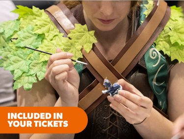 Whether you are a tabletop gamer or video gamer, we’ve got you! 🎲 There will be loads of games on offer at the show, from new releases to indie gems, and mini figure painting, all included in your MCM London tickets. New for 2025: Game Meets (see the website for more info). Explore Things To Do