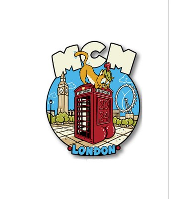 MCM 2024 London Butts On Things Pin